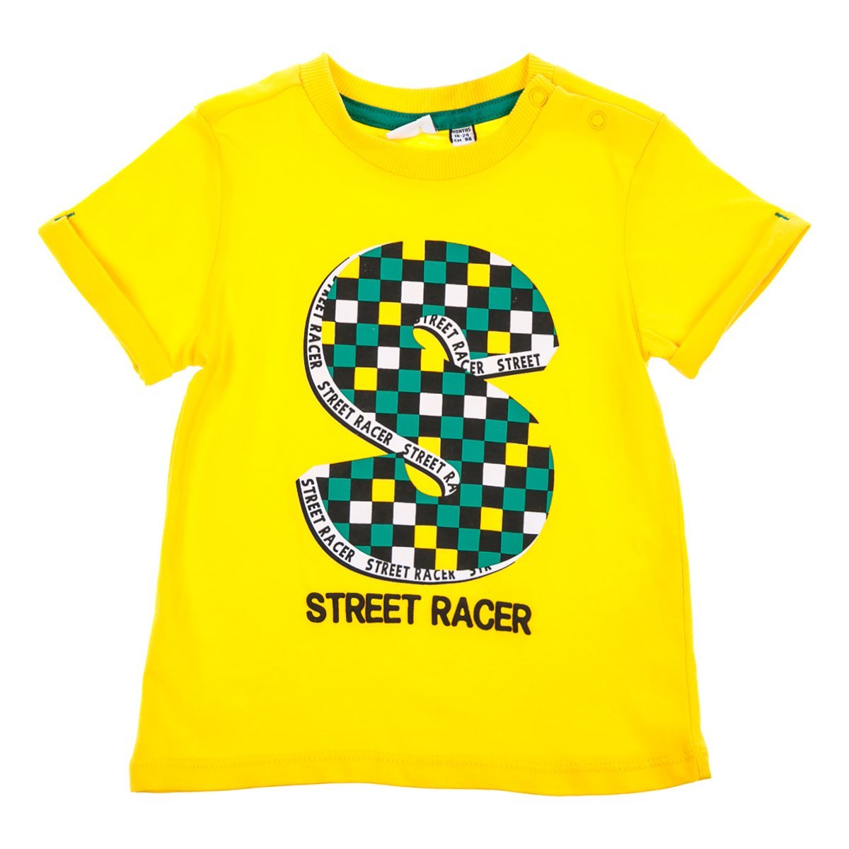 

Футболка BluKids Street Racer, р.  5340914 ТМ: BluKids, Желтый, 5340914
