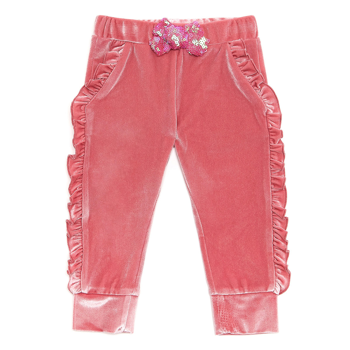 

Брюки велюровые BluKids Ruffles, р.  5566182 ТМ: BluKids, Розовый, 5566182