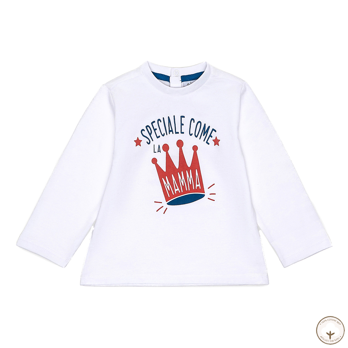 

Джемпер BluKids Bio Cotton Come La Mamma, р.  5694778 ТМ: BluKids, Белый, 5694778