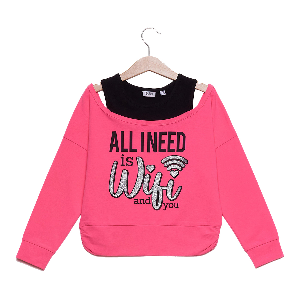

Джемпер BluKids Wifi Pink, р.  5655133 ТМ: BluKids, Черный с розовым, 5655133