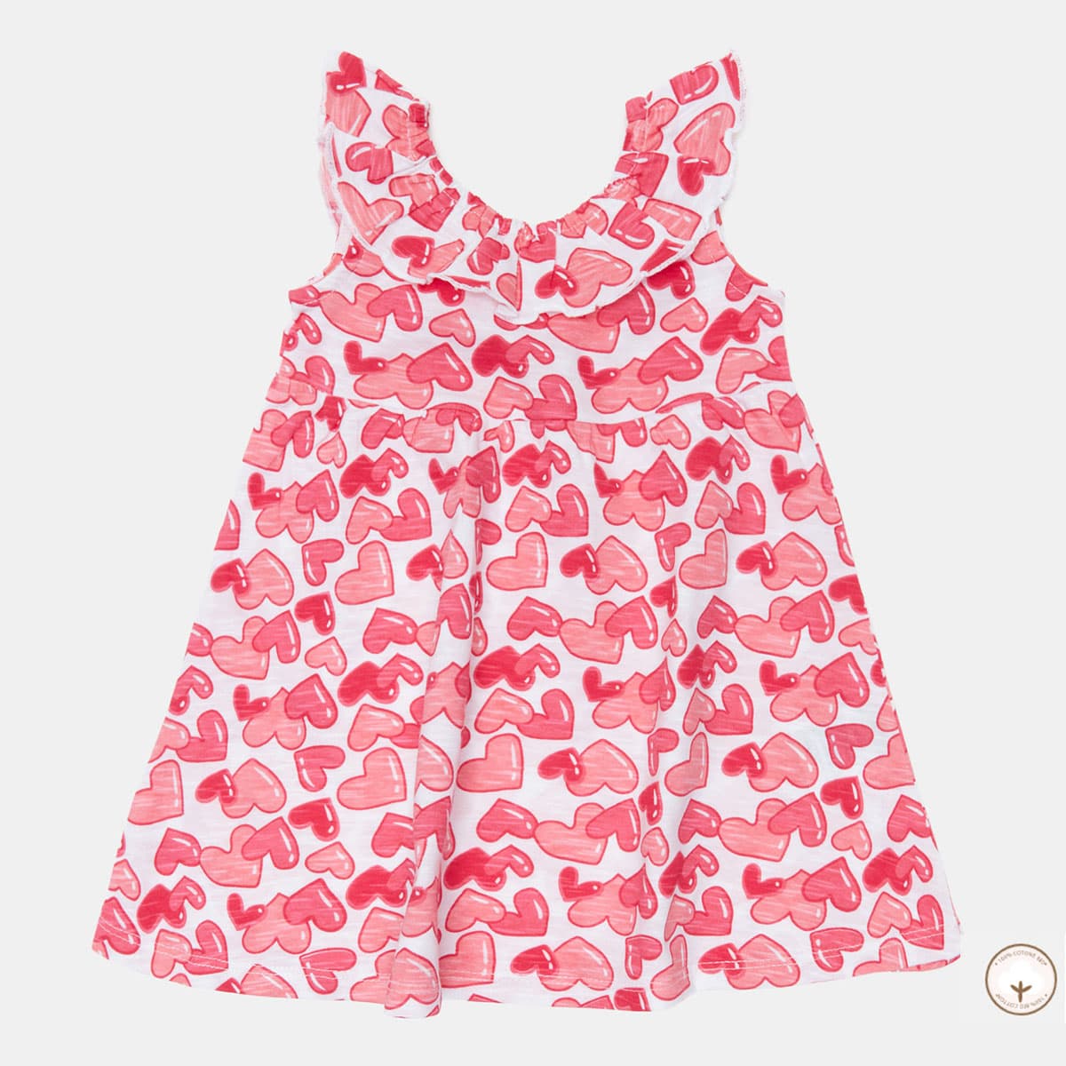 

Сарафан BluKids Bio Cotton Hearts, р. 5706154 ТМ: BluKids, Розовый, 5706154