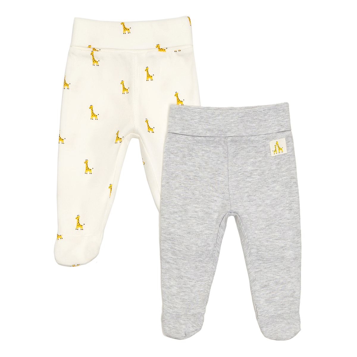 

Набор ползунков BluKids Giraffa life, р.  5628613 ТМ: BluKids, Белый с серым, 5628613