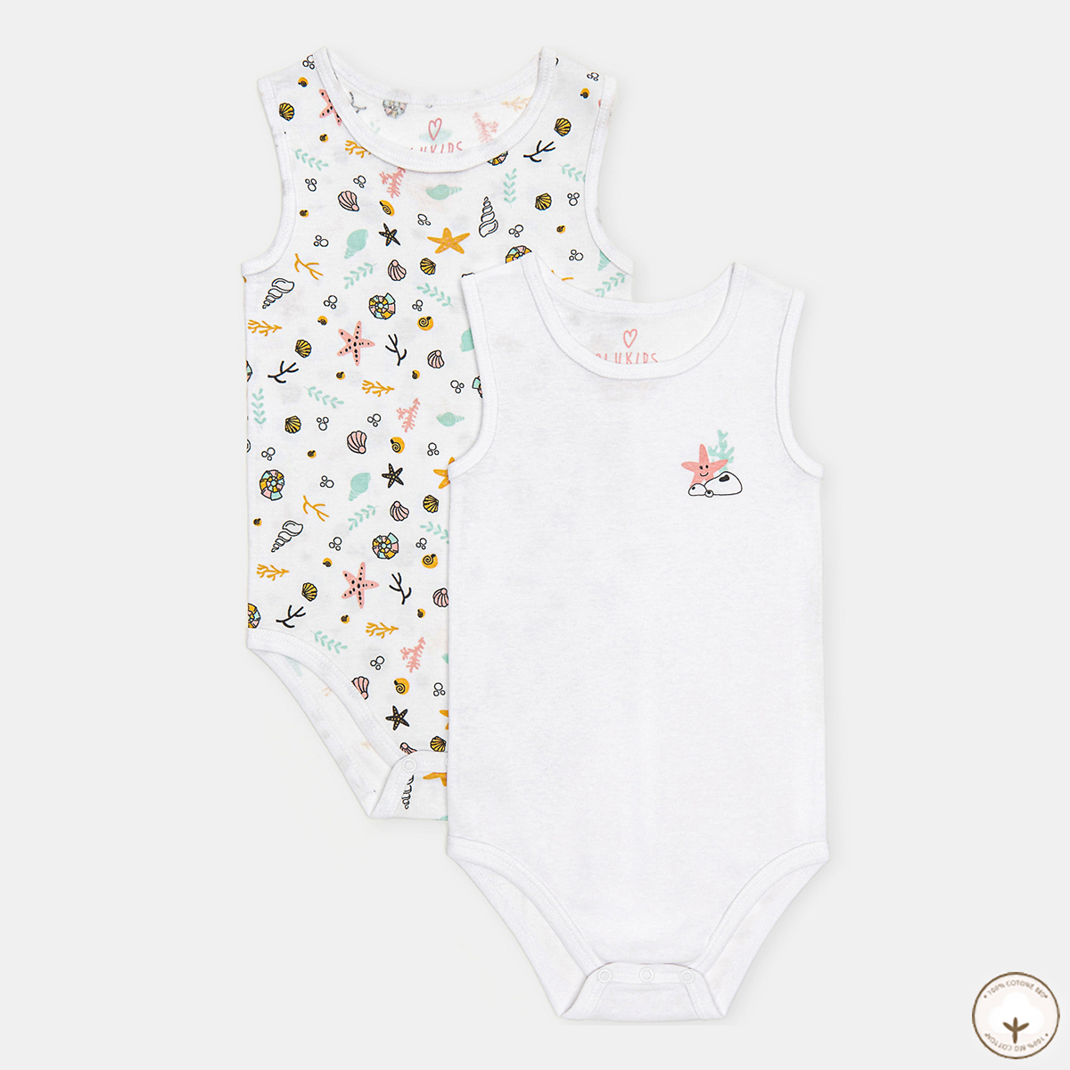 

Набор боди BluKids Bio Cotton Marine Life White, р.  5719310 ТМ: BluKids, Белый, 5719310