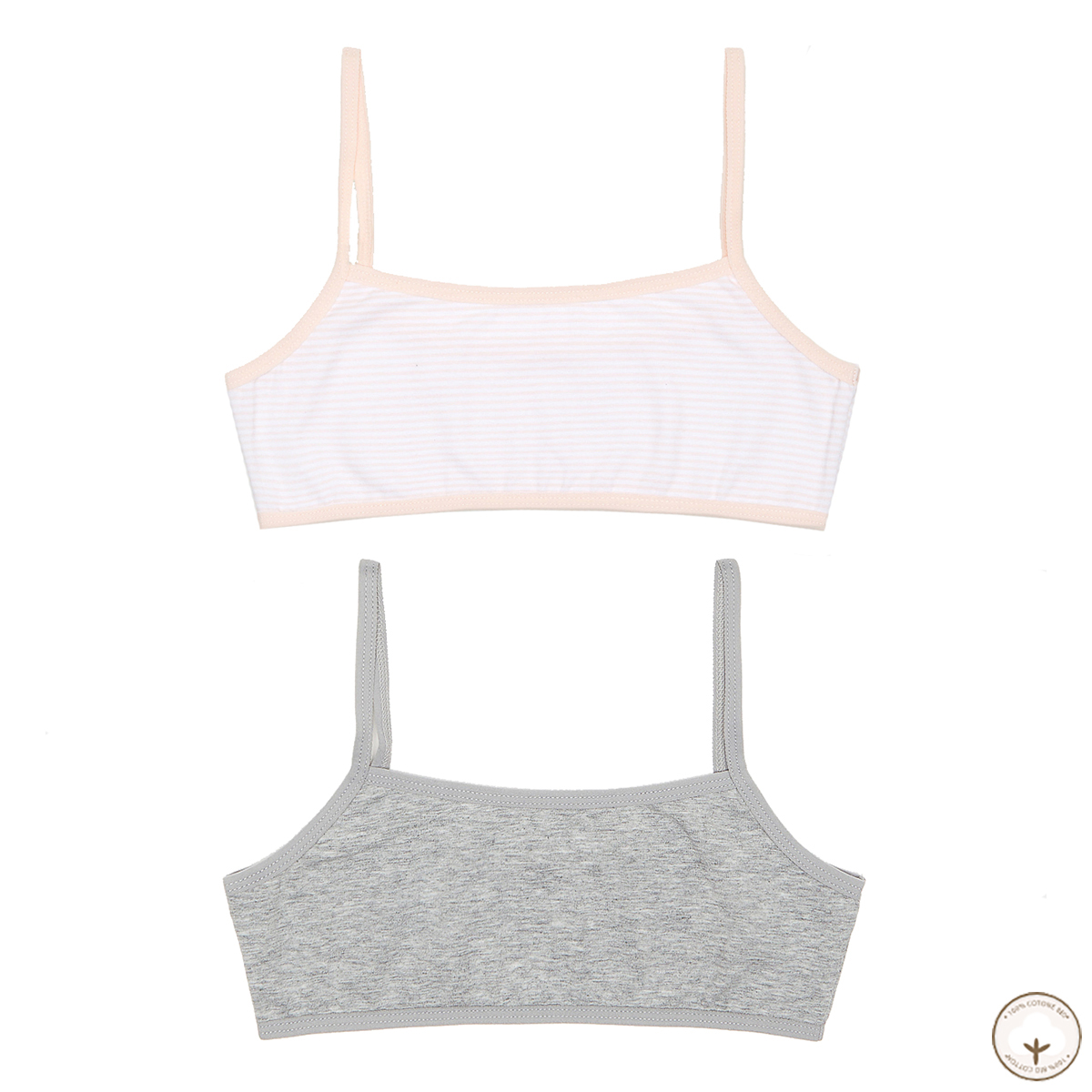 

Набор топов BluKids Bio Cotton Bellezza, р.  5657835 ТМ: BluKids, Серый с розовым, 5657835