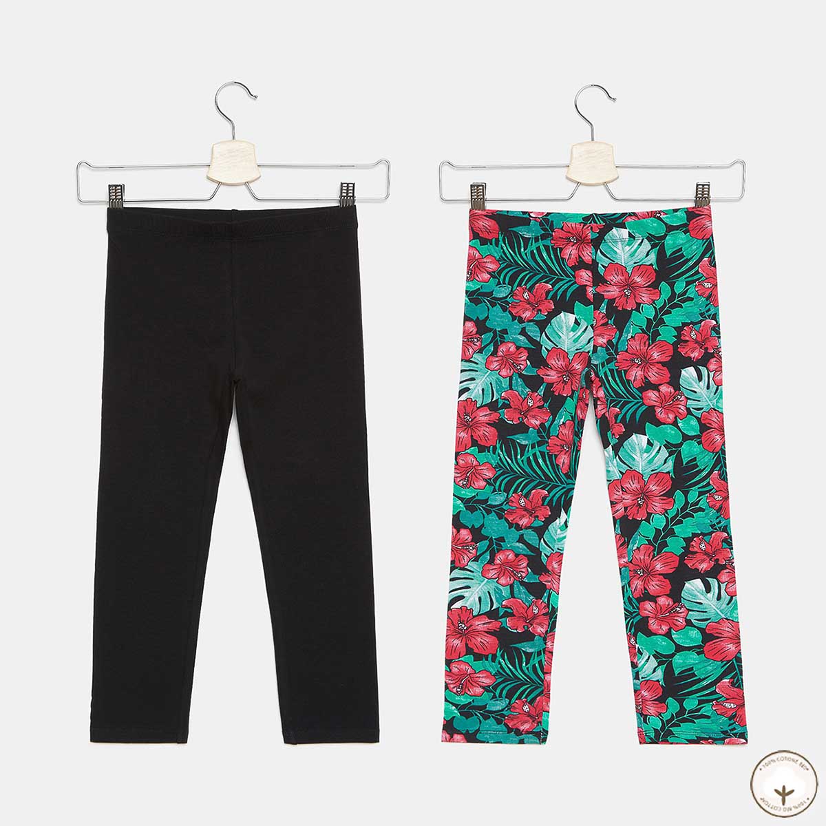

Набор леггинсов BluKids Bio Cotton Tropical Flowers 2 шт, р.  5720287 ТМ: BluKids, Разноцветный, 5720287