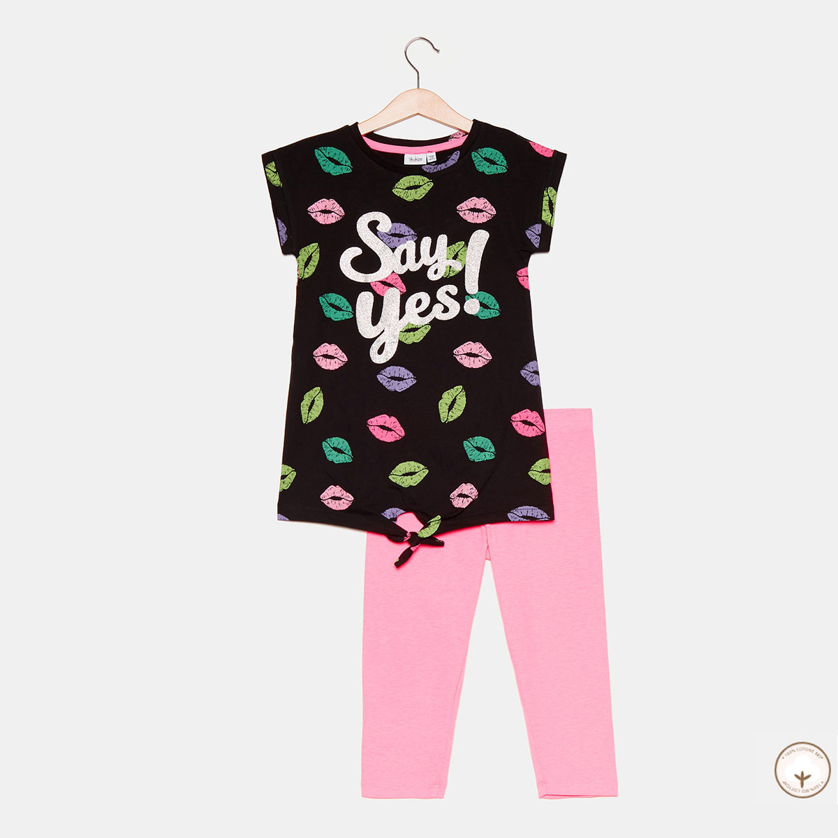 

Комплект BluKids Bio Cotton Say Yes, р. 5706295 ТМ: BluKids, Черный, 5706295