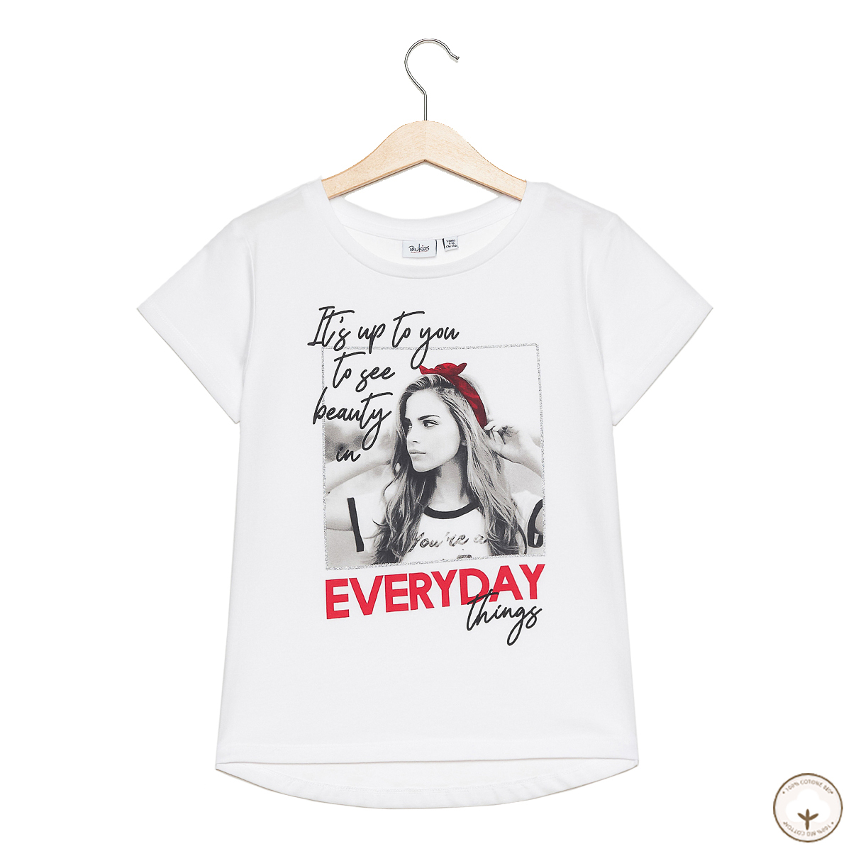 

Футболка BluKids Bio Cotton Everyday Things, р.  5656285 ТМ: BluKids, Белый, 5656285