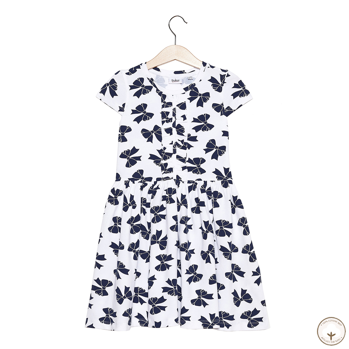 

Платье BluKids Bio Cotton Multi bows, р.  5703635 ТМ: BluKids, Белый с синим, 5703635