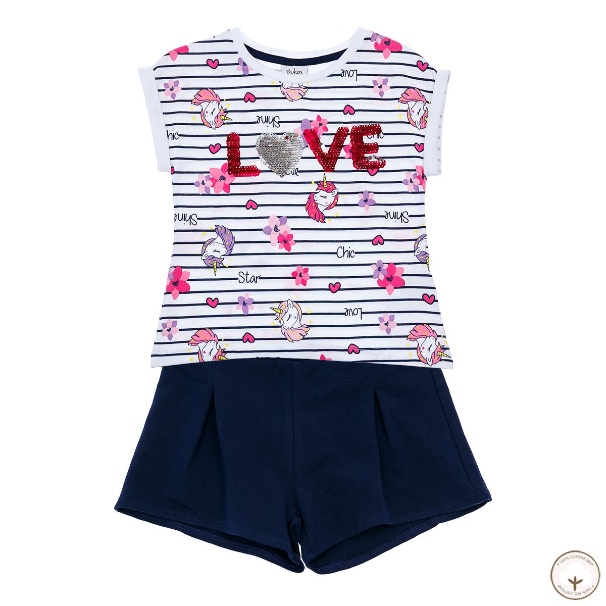 

Комплект BluKids Bio Cotton Chic Blue, р.  5703363 ТМ: BluKids, Белый с синим, 5703363