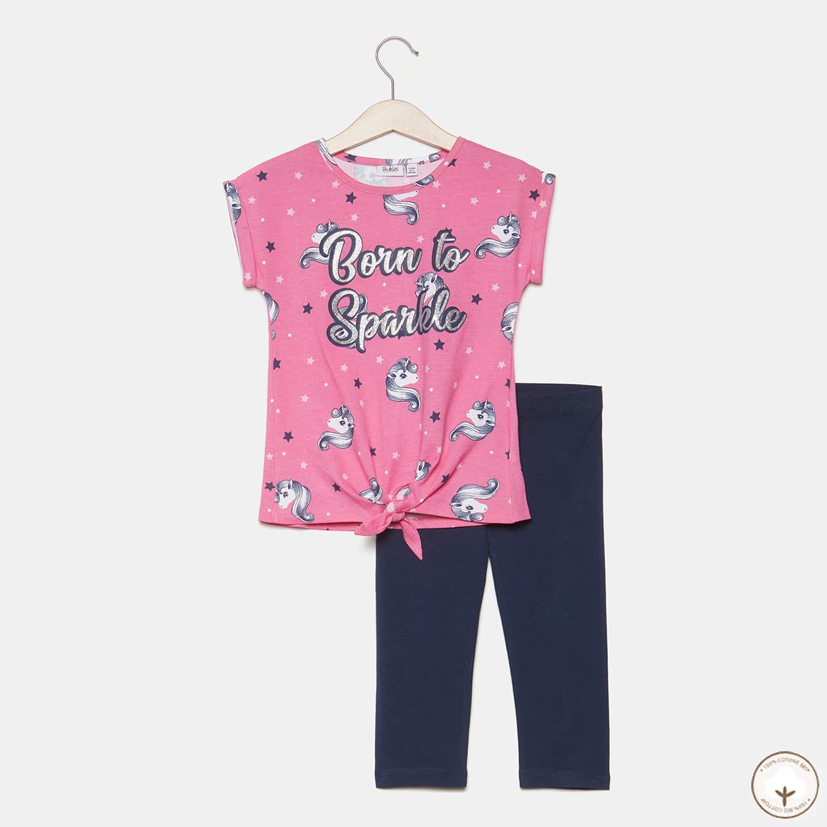 

Комплект BluKids Bio Cotton Born to sparkle, р.  5708108 ТМ: BluKids, Розовый, 5708108