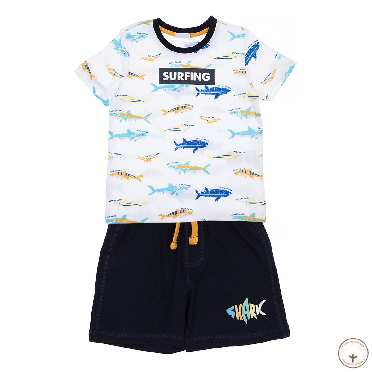 

Комплект BluKids Bio Cotton Safe sharks, р.  5695586 ТМ: BluKids, Разноцветный, 5695586