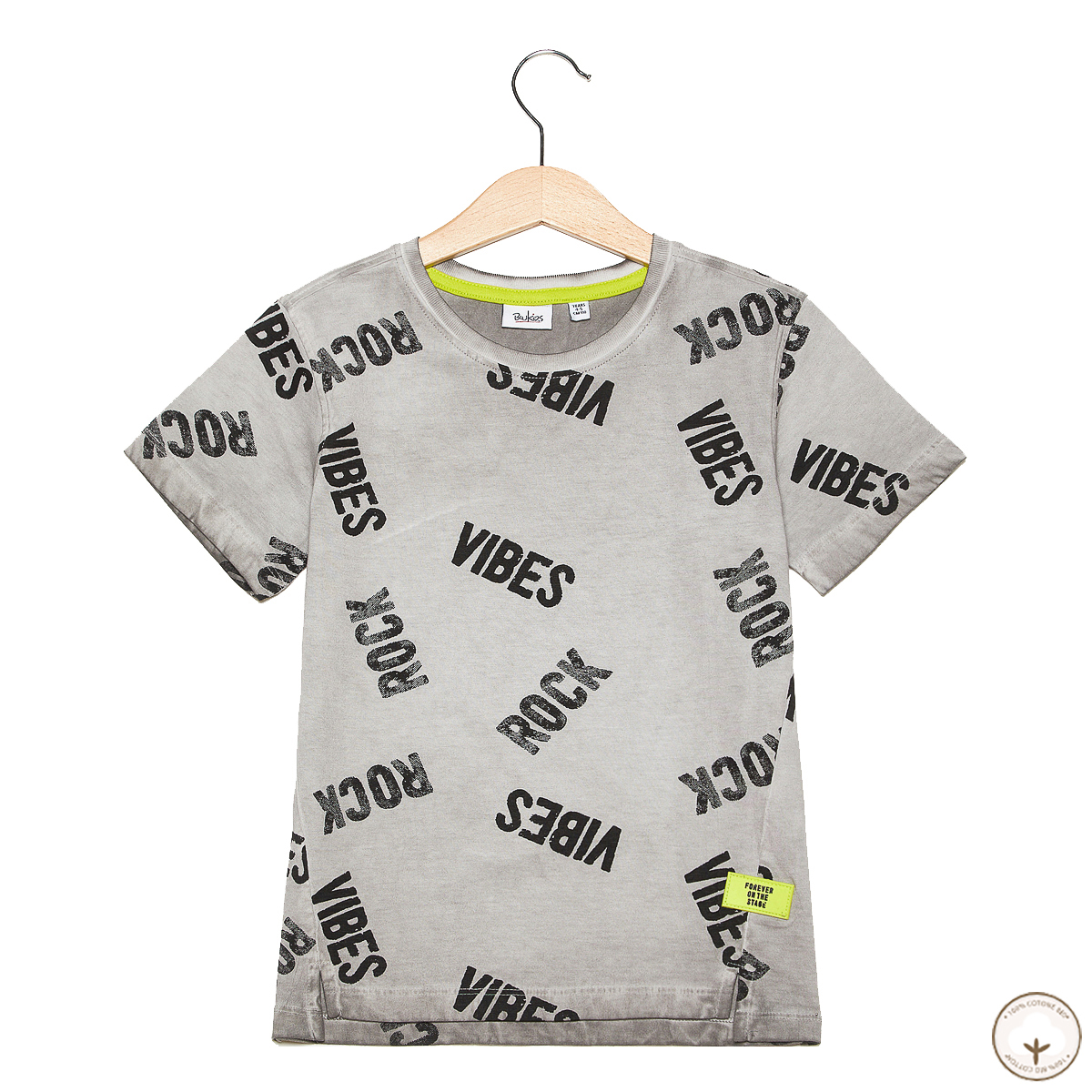 

Футболка BluKids Bio Cotton Vibes Rock, р.  5657382 ТМ: BluKids, Серый, 5657382