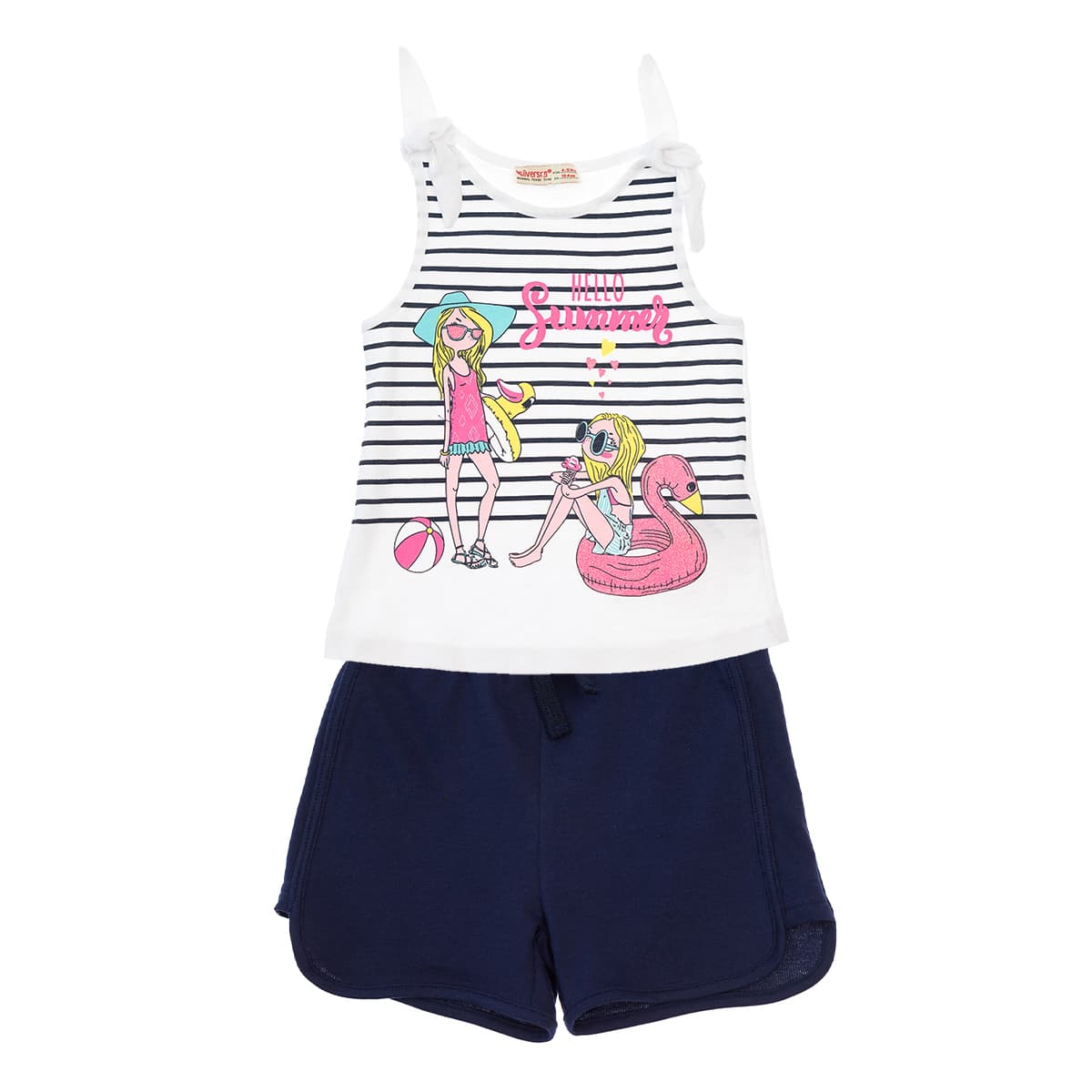 

Комплект майка и шорты Silversun Hello Summer, р.  KT218170 ТМ: Silversun, Белый с синим, KT218170