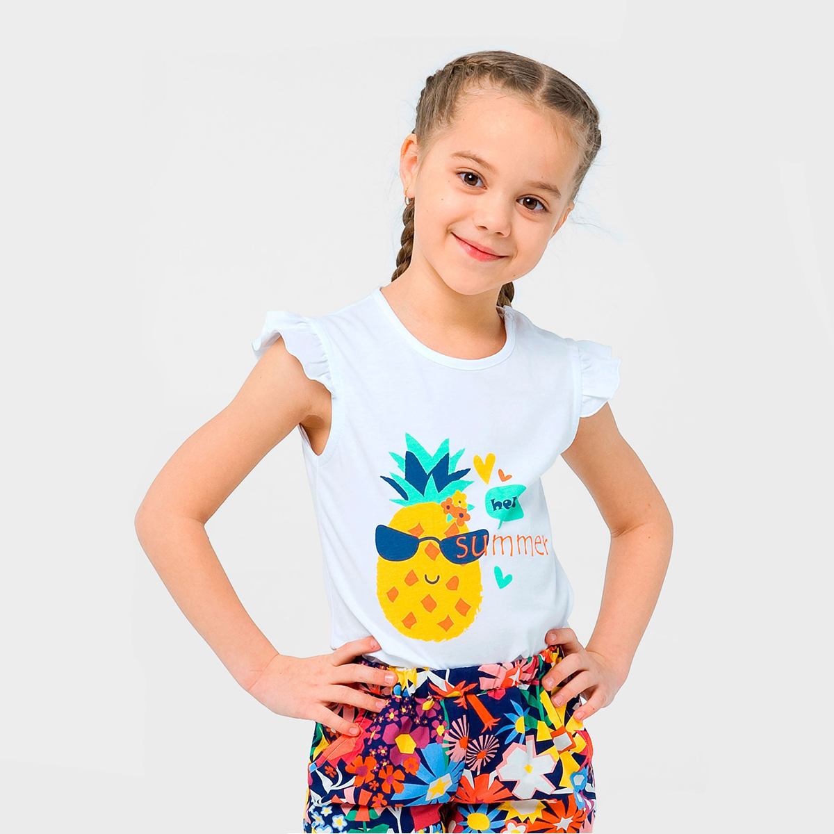 

Футболка Smil Hello Day, р.  110655-1 ТМ: SMIL, Белый, 110655-1
