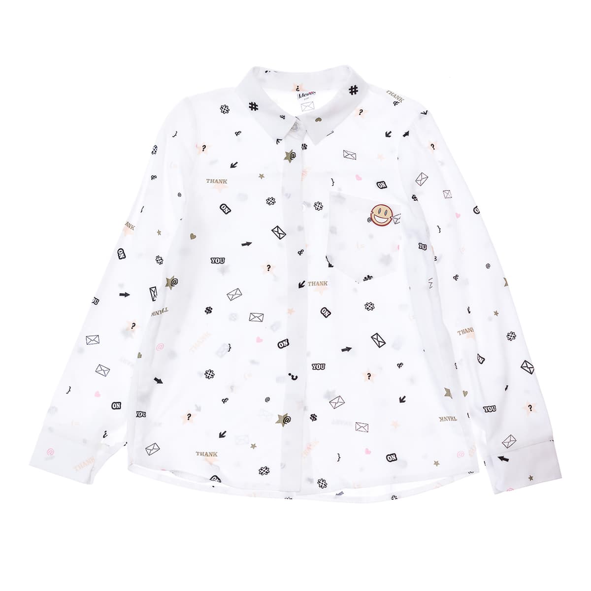 

Блуза Mevis Printed, р.  3901 ТМ: Mevis, Молочный, 3901