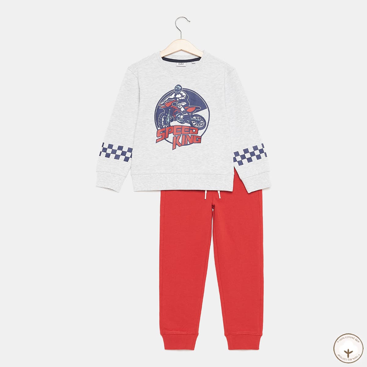 

Комплект BluKids Bio Cotton Speed King, р.  5746460 ТМ: BluKids, Серый, 5746460