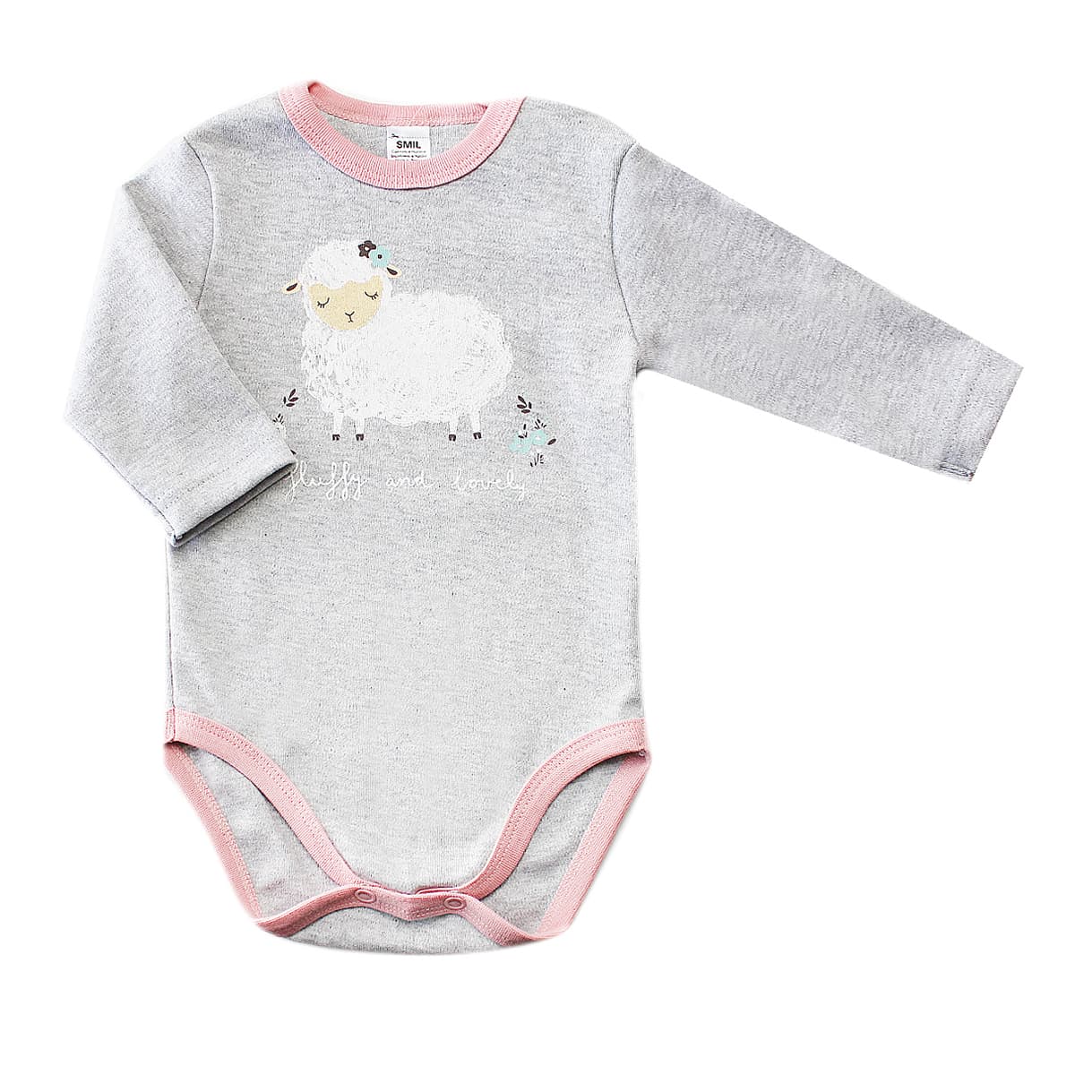 

Боди SMIL Fluffy and lovelly gray, р.  102691 ТМ: SMIL, Серый, 102691