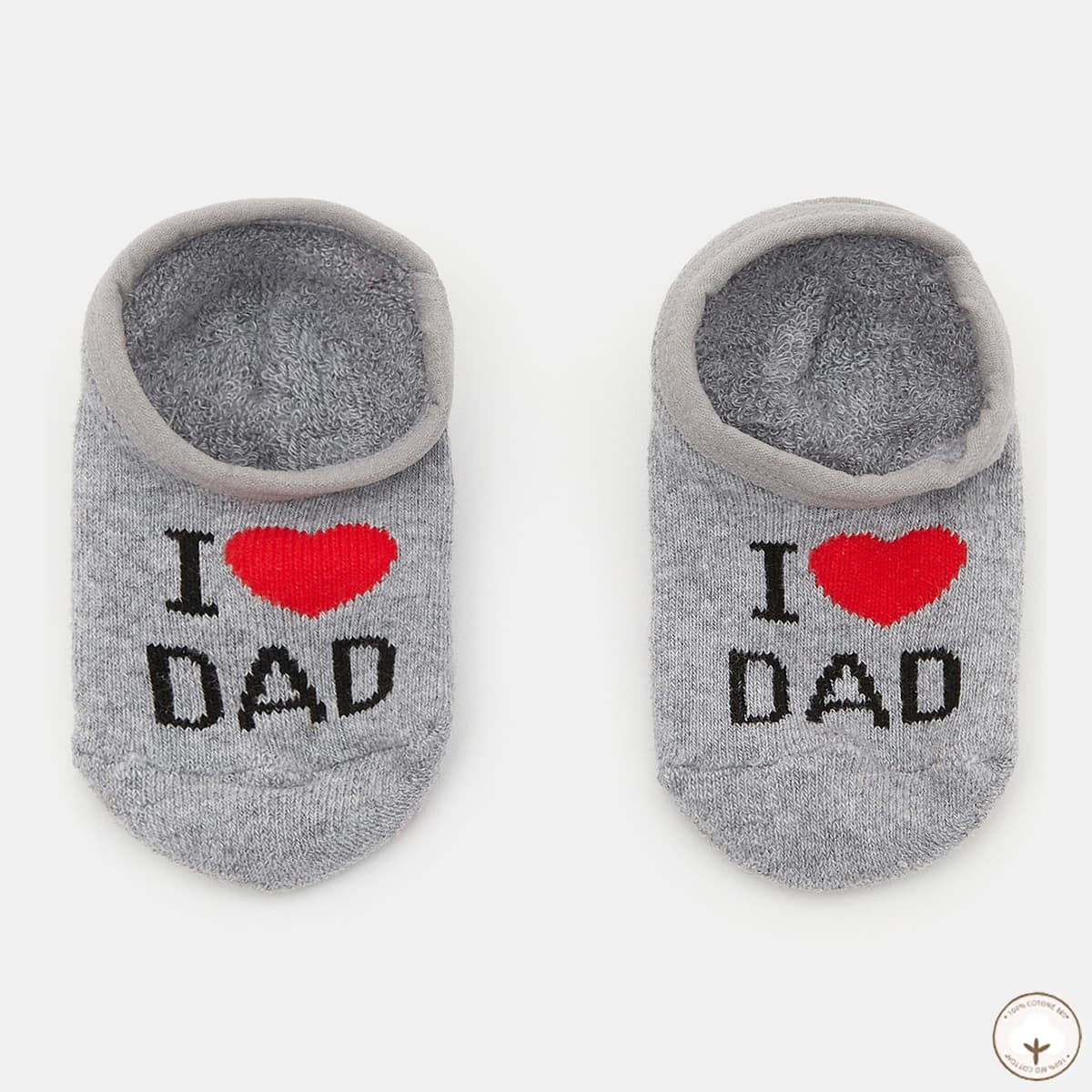 

Носки-следы BluKids Bio Cotton Dad, р.  5876823 ТМ: BluKids, Серый, 5876823
