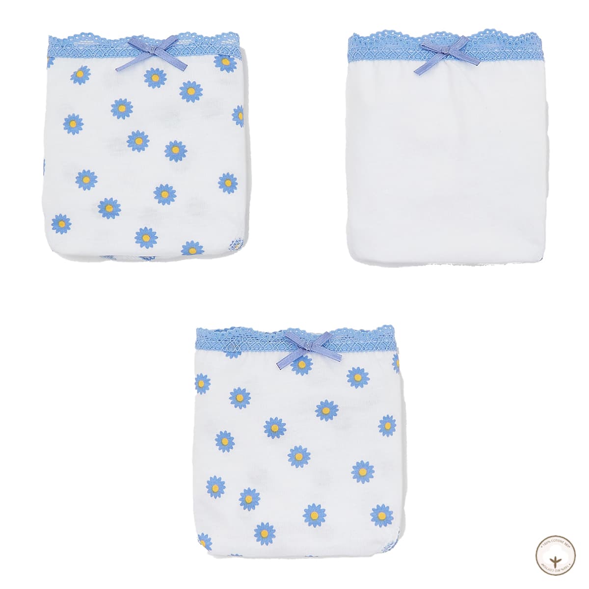 

Набор трусов BluKids Bio Cotton Flower Power 3 шт, р.  5881343 ТМ: BluKids, Разноцветный, 5881343
