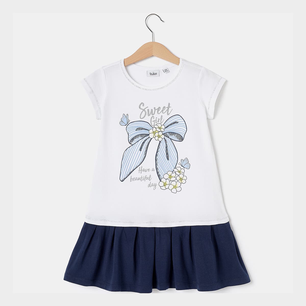 

Платье BluKids Sweet girl, р.  5903340 ТМ: BluKids, Белый с синим, 5903340