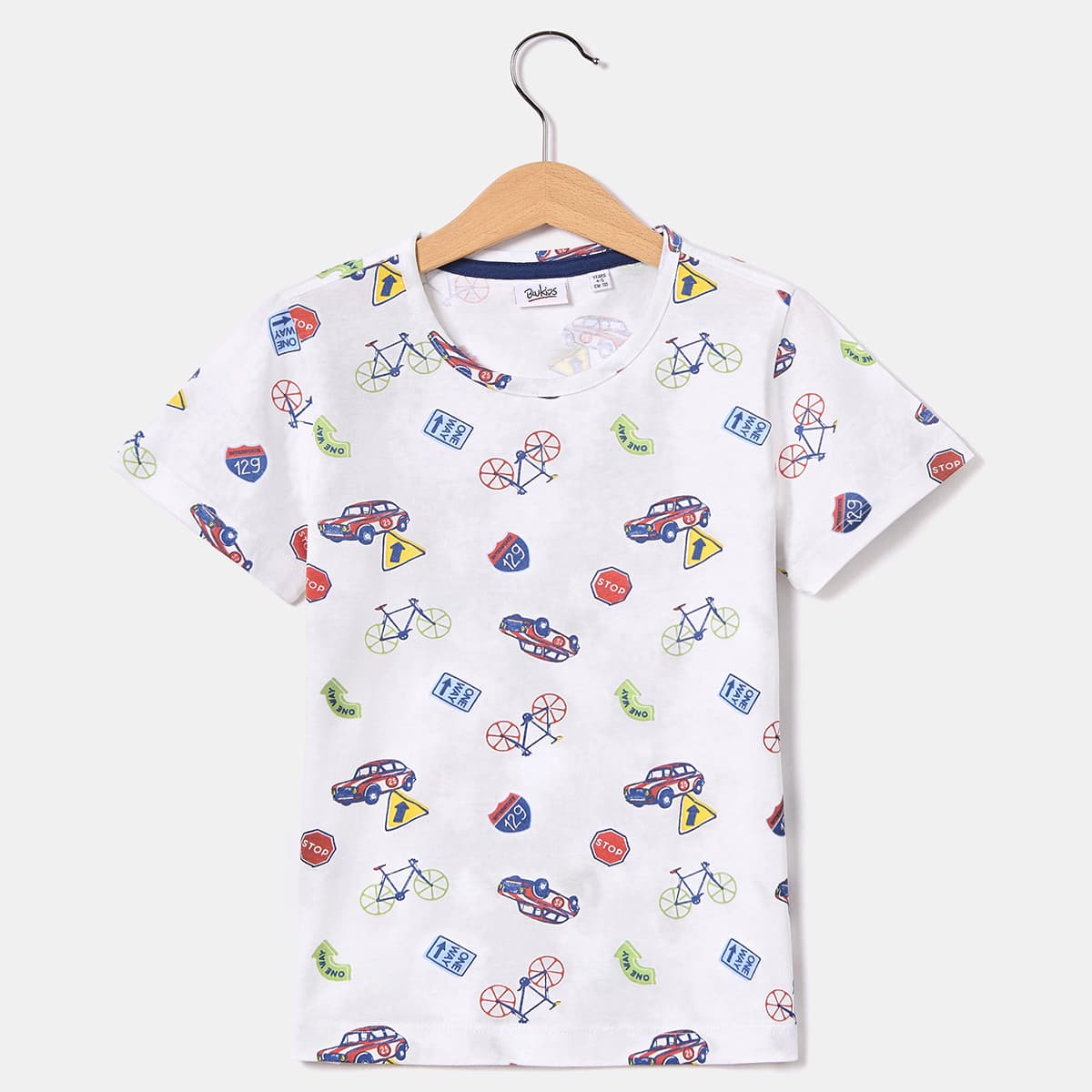 

Футболка BluKids Car Park, р.  5904108 ТМ: BluKids, Белый, 5904108