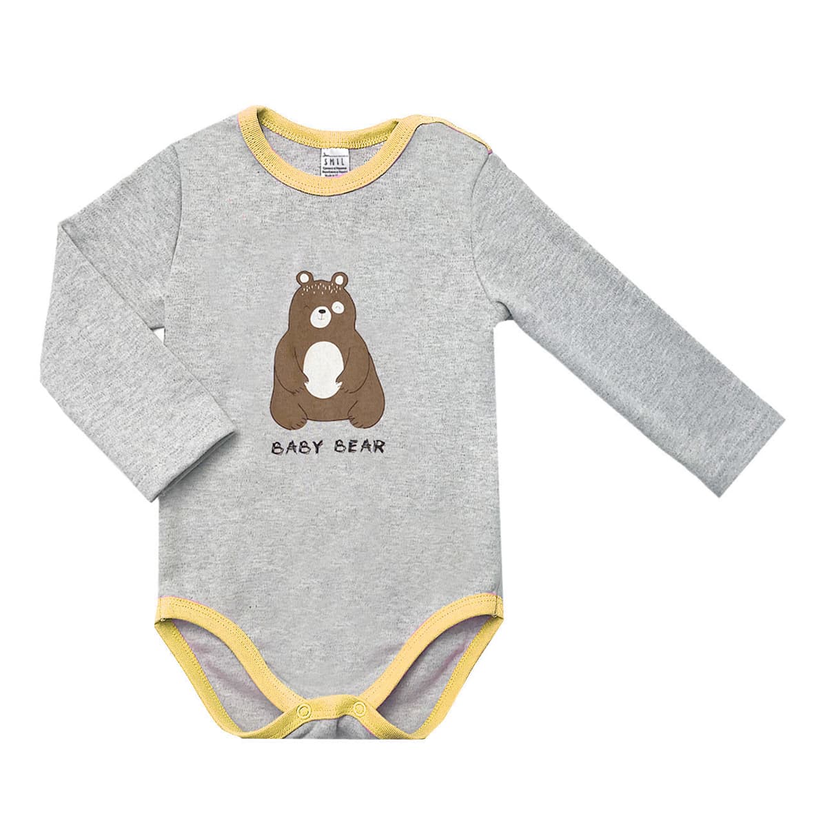 

Боди Smil Baby Bear, р.  102721 ТМ: SMIL, Серый, 102721