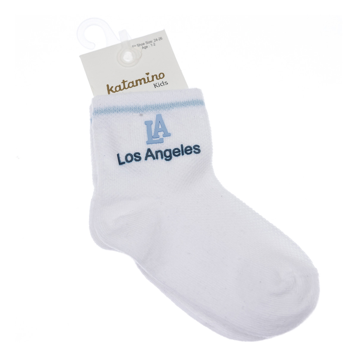 

Носки Katamino Los Angeles White, р. -21 k22161 ТМ: Katamino, Белый, k22161