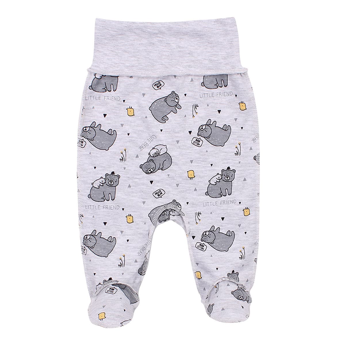 

Ползунки Фламинго Sweet Bear, р.  680-018 ТМ: ФЛАМИНГО, Бежевый с серым, 680-018