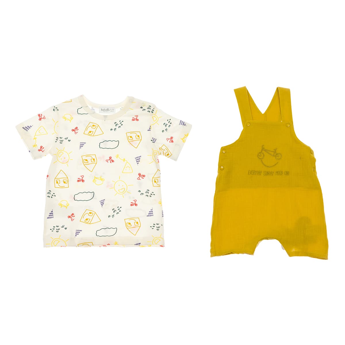 

Комплект Bebetto Футболка Комбинезон Sunday Yellow, р.  K3437 ТМ: Bebetto, Желтый, K3437
