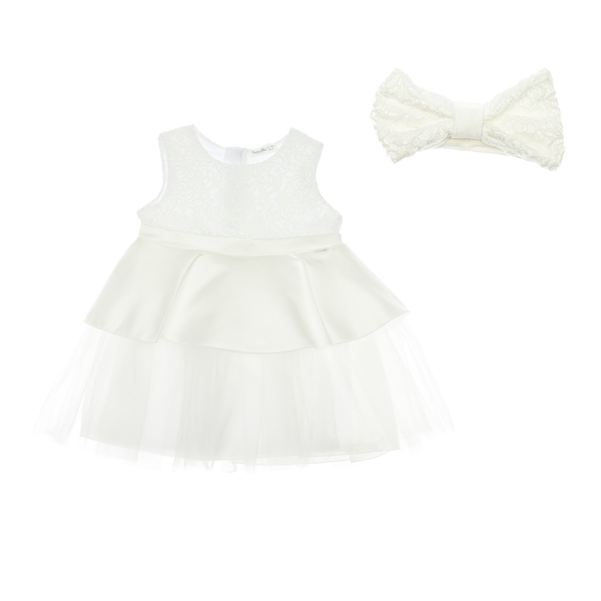 

Комплект Bebetto Платье Повязка Fiesta, р.  K3457 ТМ: Bebetto, Белый, K3457