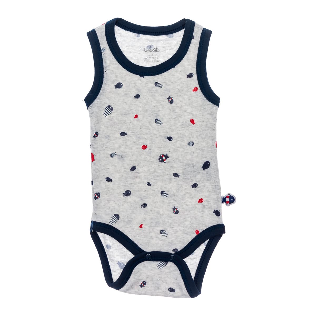 

Боди Bebetto Ocean Fish, р.  T2799 ТМ: Bebetto, Серый, T2799