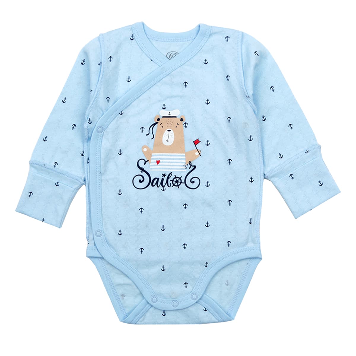 

Боди Фламинго Sailor blue, р.  146-021 ТМ: ФЛАМИНГО, Голубой, 146-021
