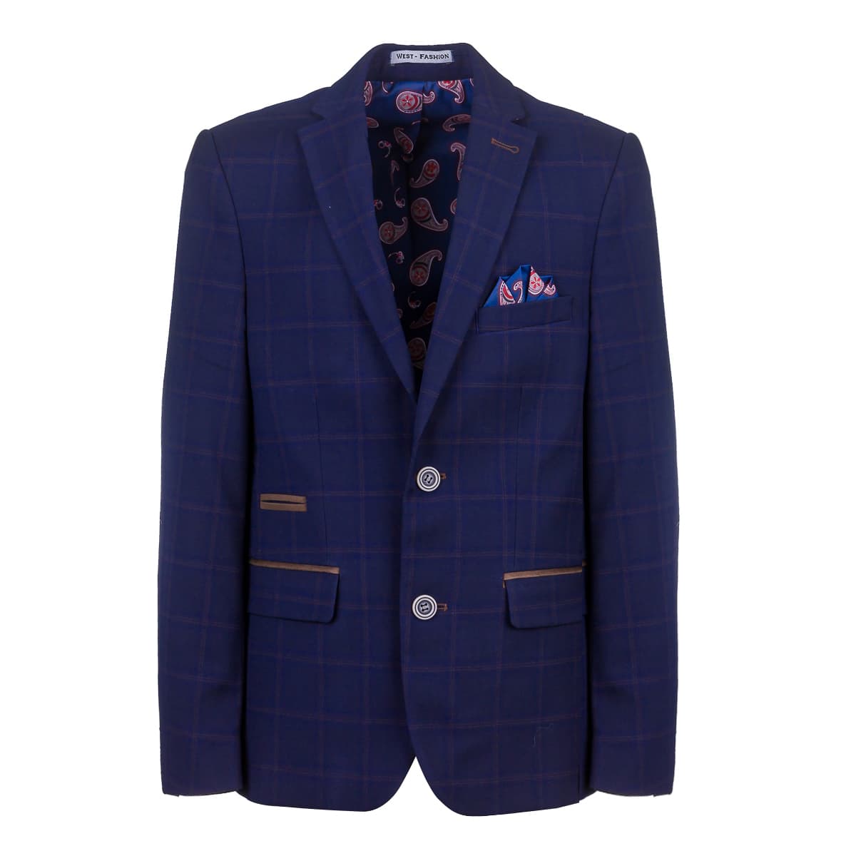 

Пиджак West-Fashion Gentleman, р. 38/ ПП-А664В-38152 ТМ: West-Fаshion, Синий, ПП-А664В-38152