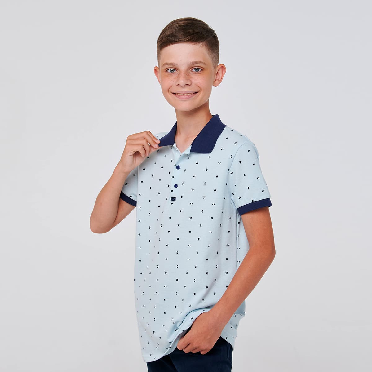 

Футболка-поло Smil Sir Blue, р.  114873 ТМ: SMIL, Голубой, 114873