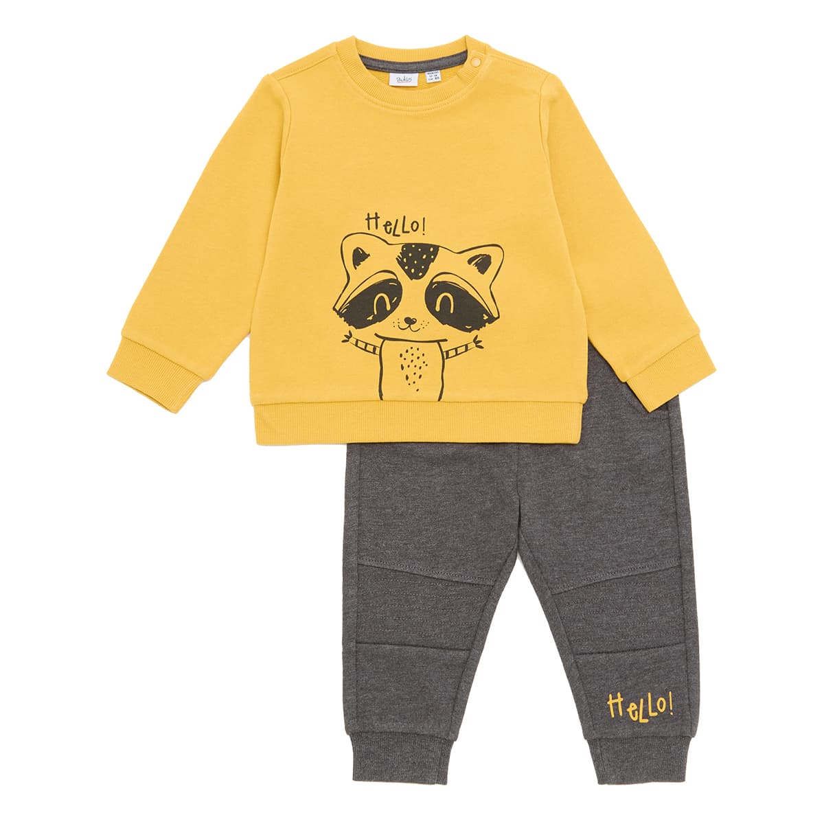 

Джемпер и брюки BluKids Hello, р.  5949974 ТМ: BluKids, Желтый, 5949974