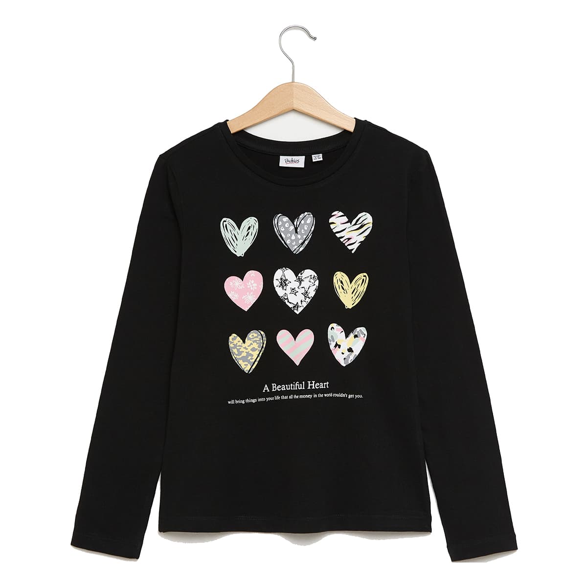 

Джемпер BluKids Beautiful heart, р.  5938284 ТМ: BluKids, Черный, 5938284