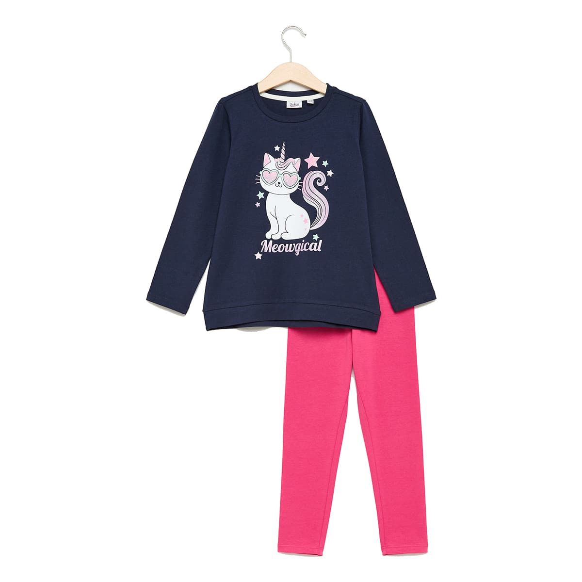 

Комплект BluKids Джемпер Брюки Meowgical, р.  5938799 ТМ: BluKids, Синий с розовым, 5938799