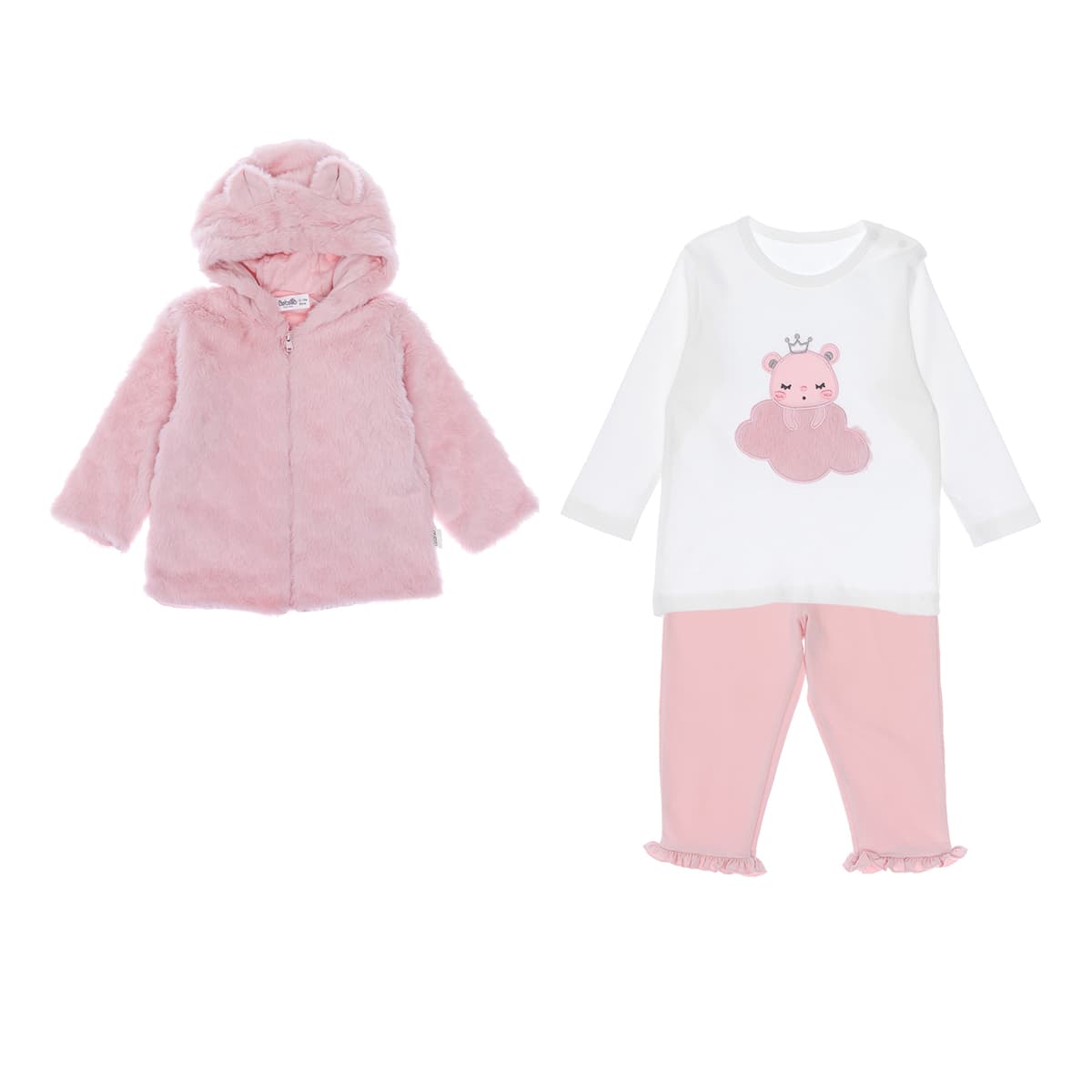 

Комплект Bebetto Кофта Свитшот Брюки v pink, р.  K3590 ТМ: Bebetto, Розовый, K3590