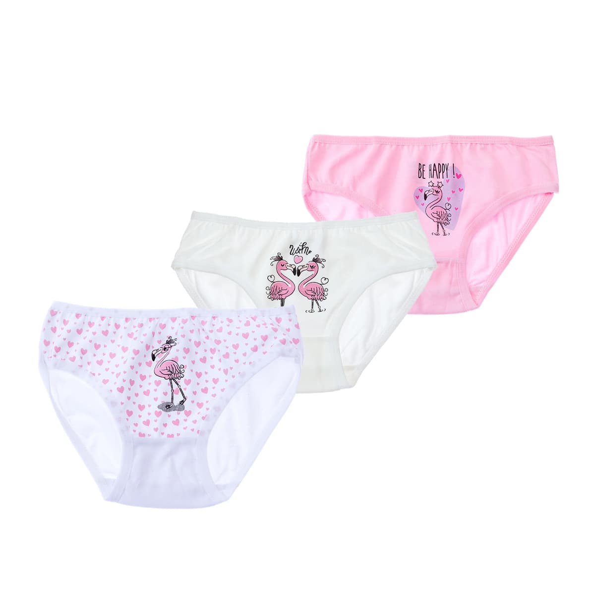 

Набор трусов Katamino Happy Flamingo 3 шт, р. -128 k128259 ТМ: Katamino, Разноцветный, k128259