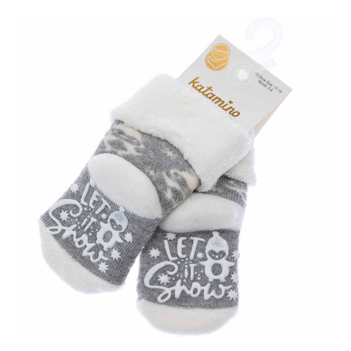 

Носки Katamino Snow Story, р. -21 k45070 ТМ: Katamino, Серый, k45070