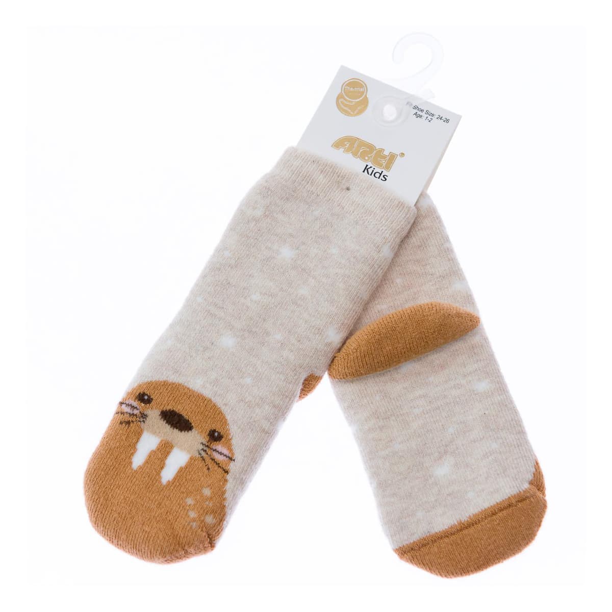 

Носки Arti Little Seal, р. -26 250150 ТМ: Arti, Бежевый, 250150