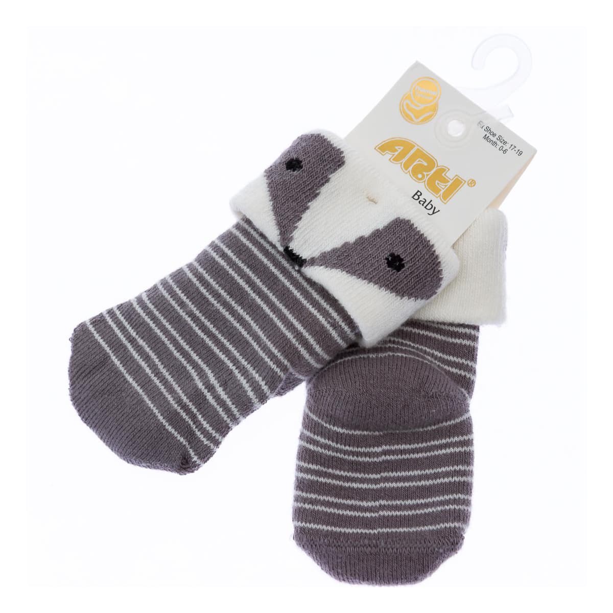 

Носки Arti Cute Raccoon, р. -19 450108 ТМ: Arti, Коричневый, 450108