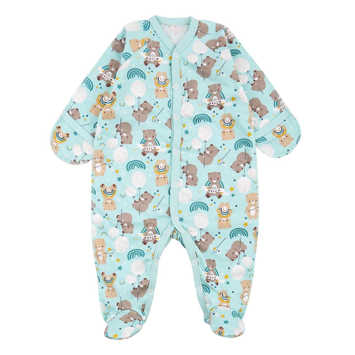 

Человечек утепленный Flamingo Sleepy Bears, р.  669-055 ТМ: ФЛАМИНГО, Зеленый, 669-055