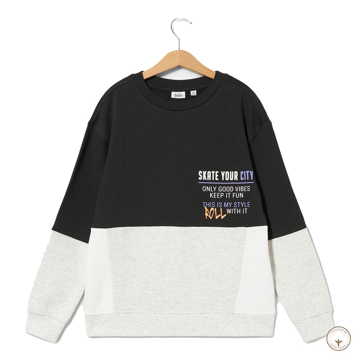 

Джемпер BluKids Bio Cotton Roll Style, р.  5988567 ТМ: BluKids, Серый, 5988567