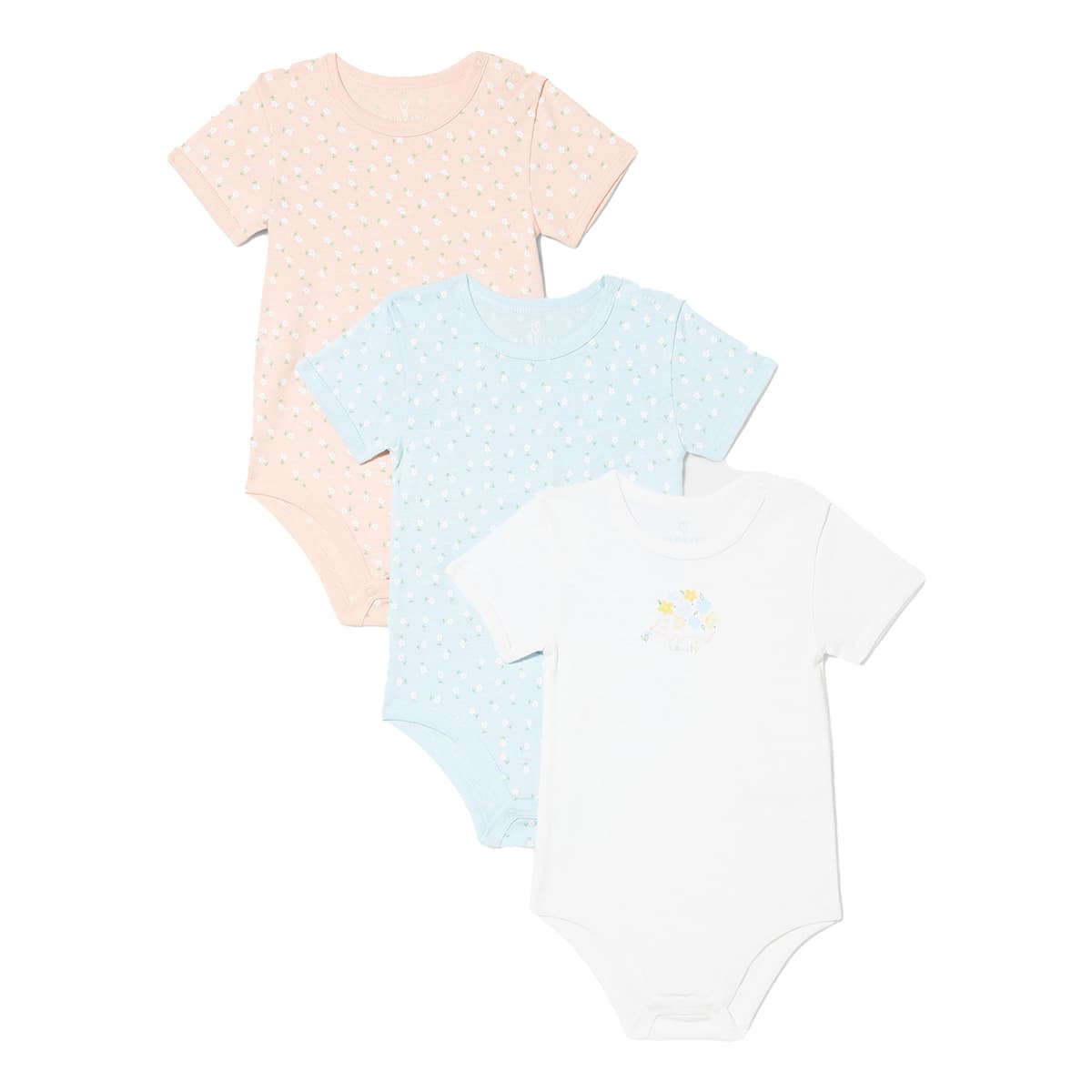 

Набор боди BluKids Lovely 3 шт., р.  5976939 ТМ: BluKids, Голубой с розовым, 5976939