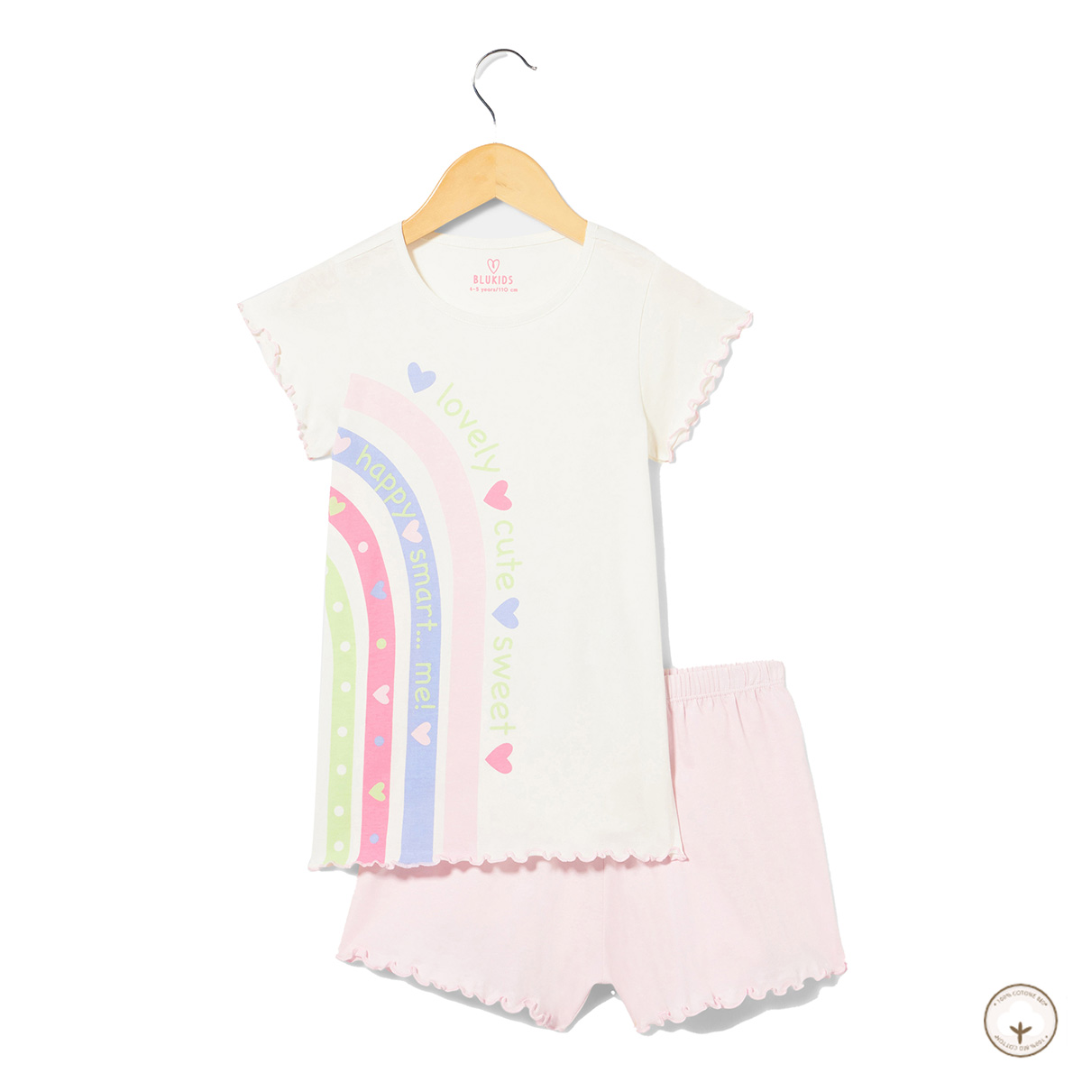 

Пижама BluKids Bio Cotton Lovely, р.  6008423 ТМ: BluKids, Белый с розовым, 6008423