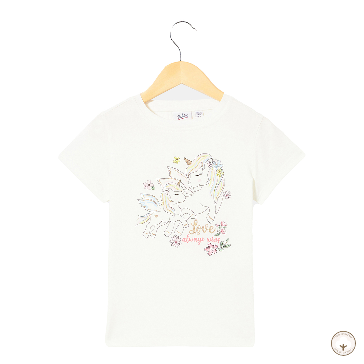 

Футболка BluKids Bio Cotton Love Always Wins, р.  5988107 ТМ: BluKids, Белый, 5988107