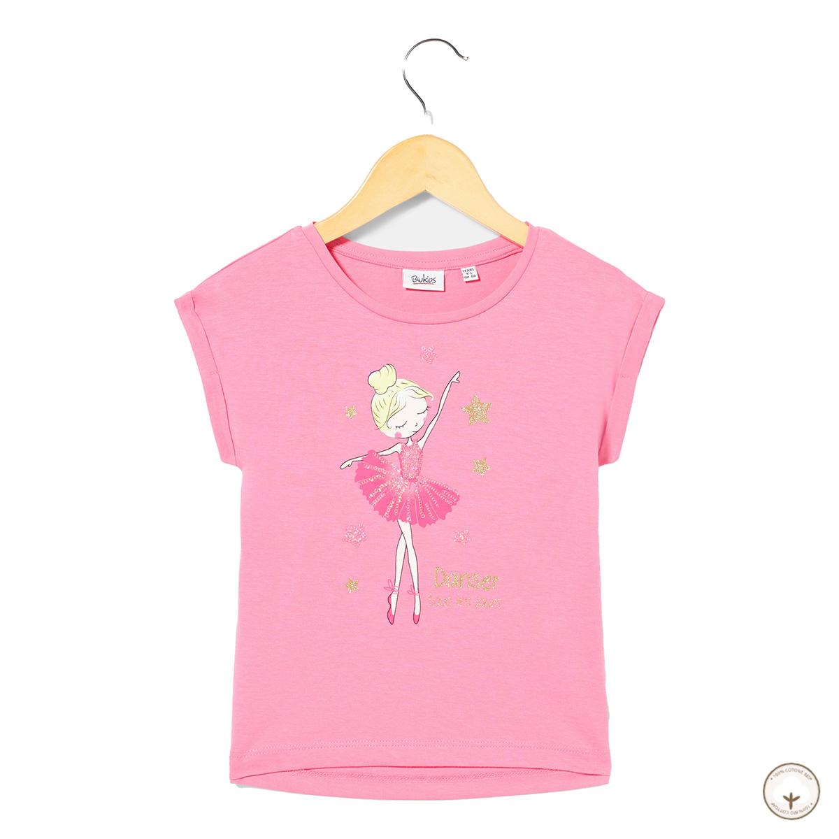 

Футболка BluKids Bio Cotton Bailarina, р.  6005156 ТМ: BluKids, Розовый, 6005156
