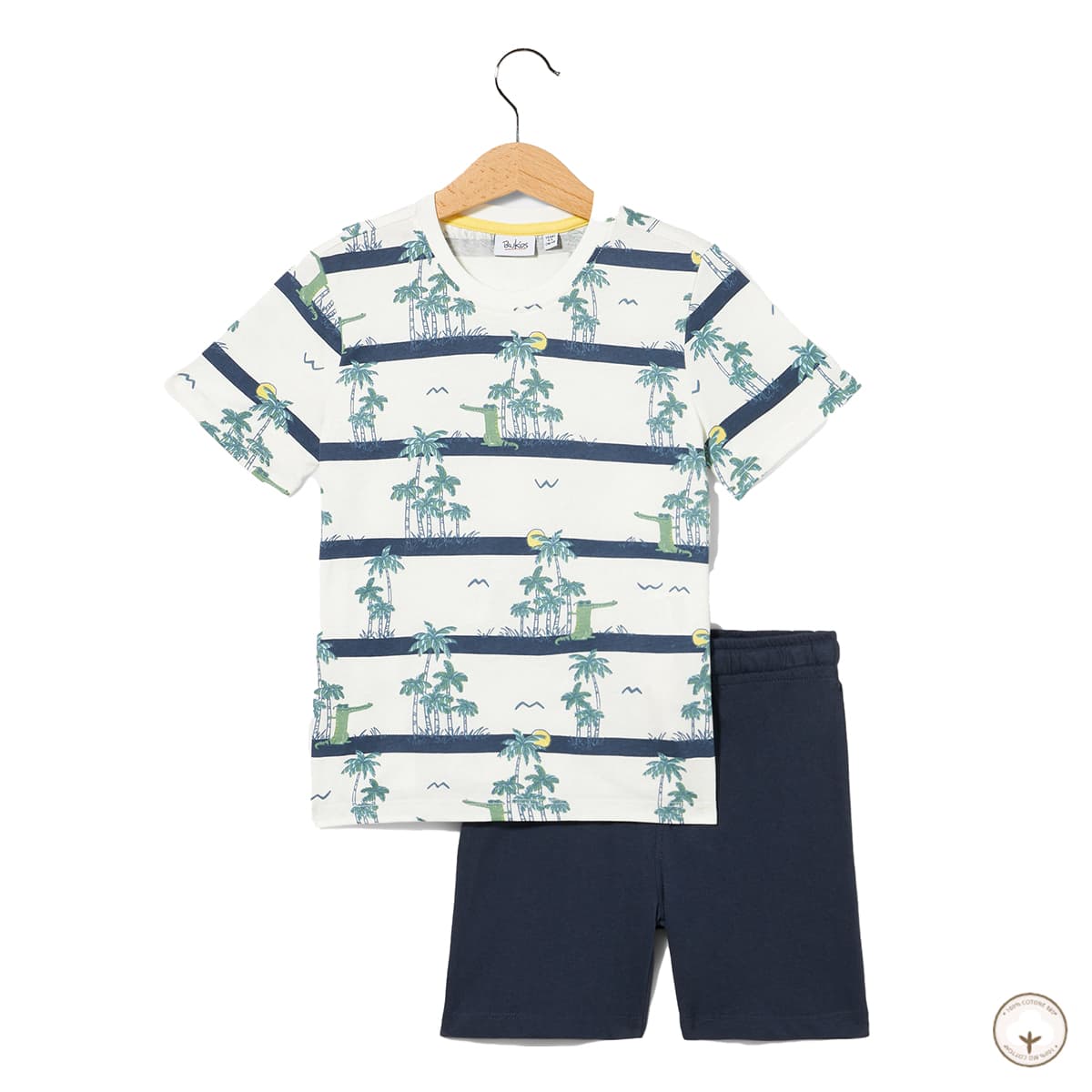 

Комплект BluKids Bio Cotton Футболка Шорты Crocodile, р.  6003912 ТМ: BluKids, Белый с синим, 6003912