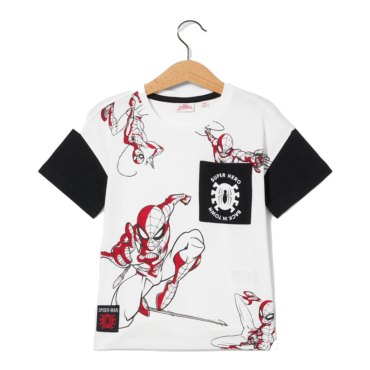 

Футболка BluKids Super Hero, р.  5989278 ТМ: BluKids, Черный с белым, 5989278